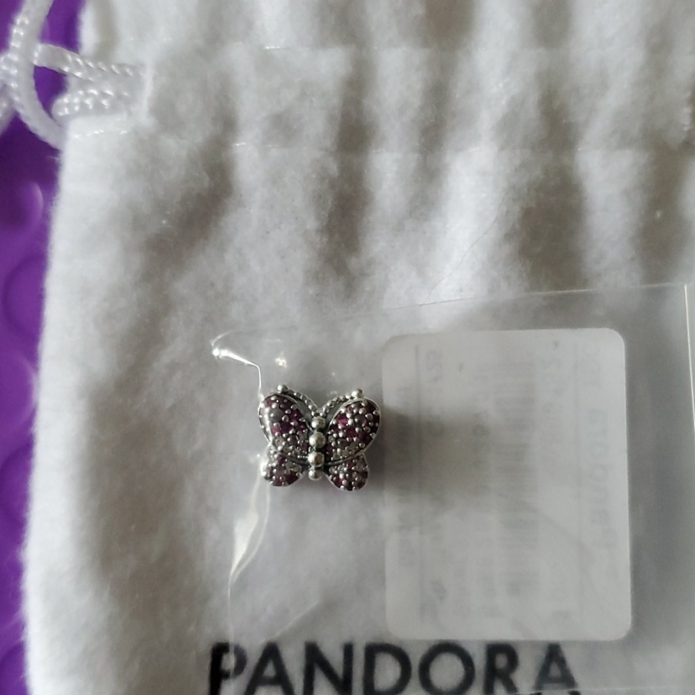 Pandora butterfly swarsowski charm